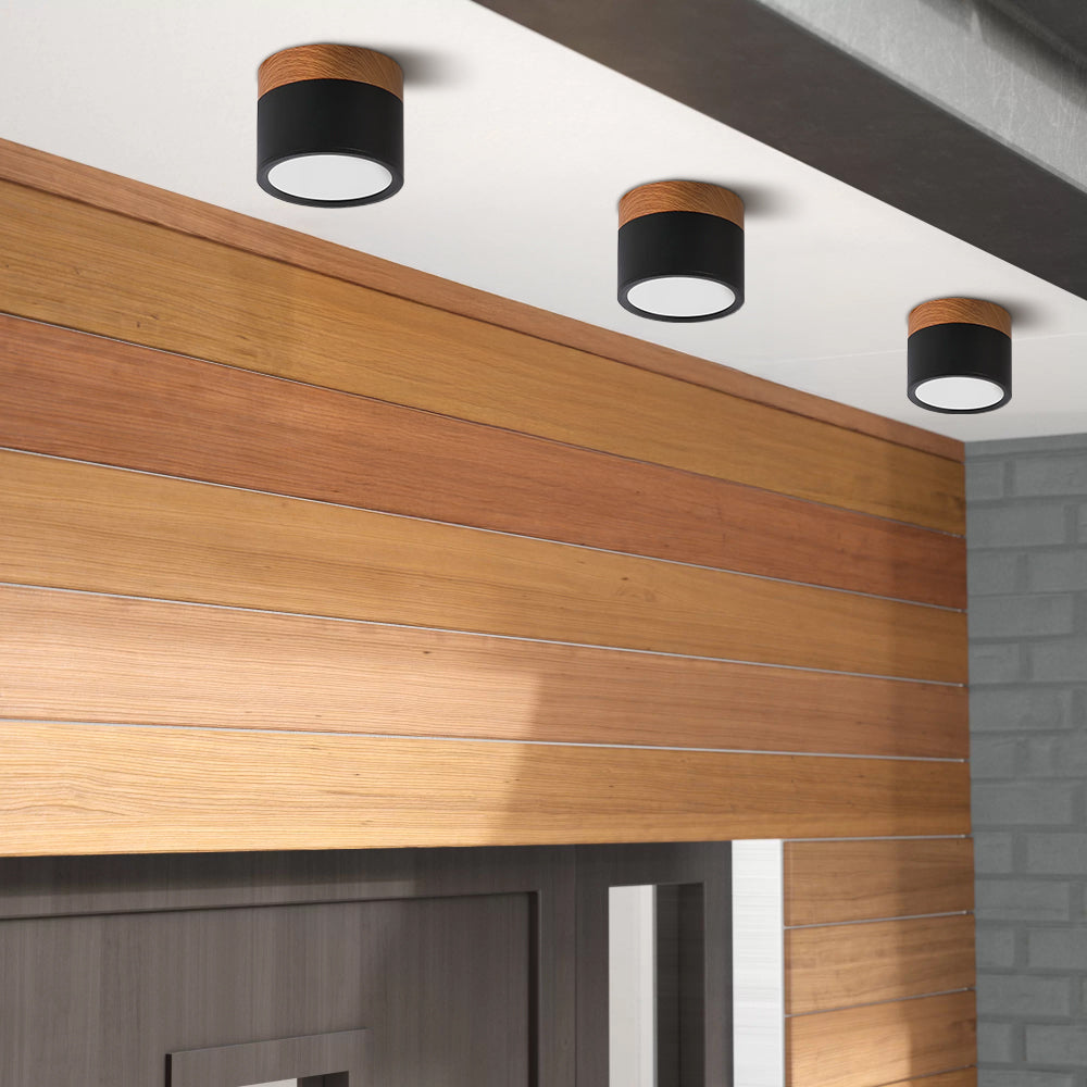 LIGHTS & BRIGHTS | Cylinder Flush Mount LED Ceiling Light for Modern Home