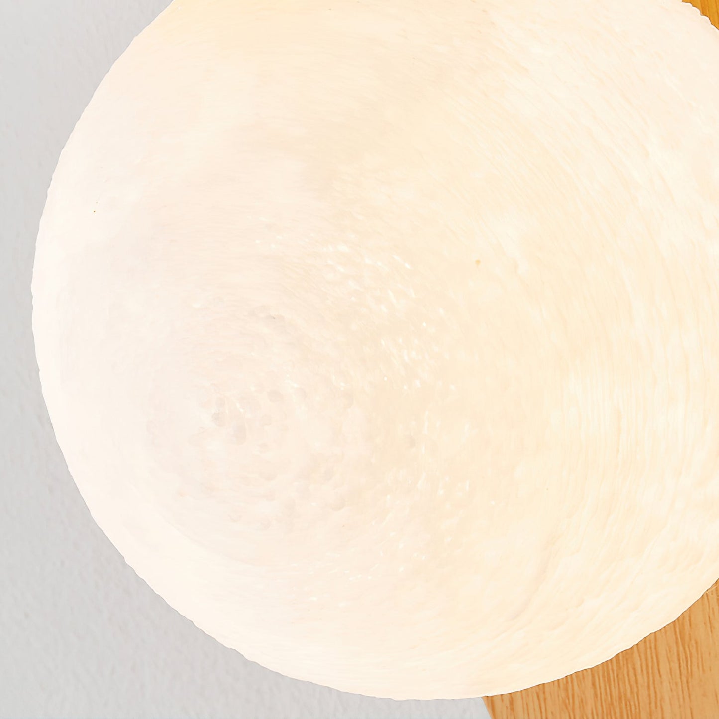 Lights & Brights Modern Timber Globe Wall Lamp – Metal & Glass