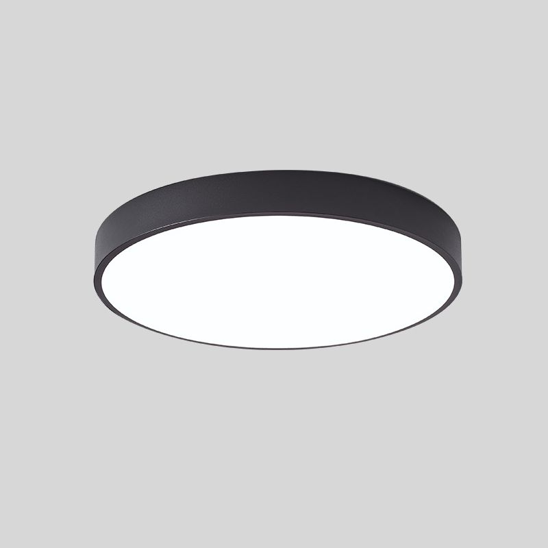 LIGHTS & BRIGHTS | Circular Flush Mount LED Ceiling Light For Living Room