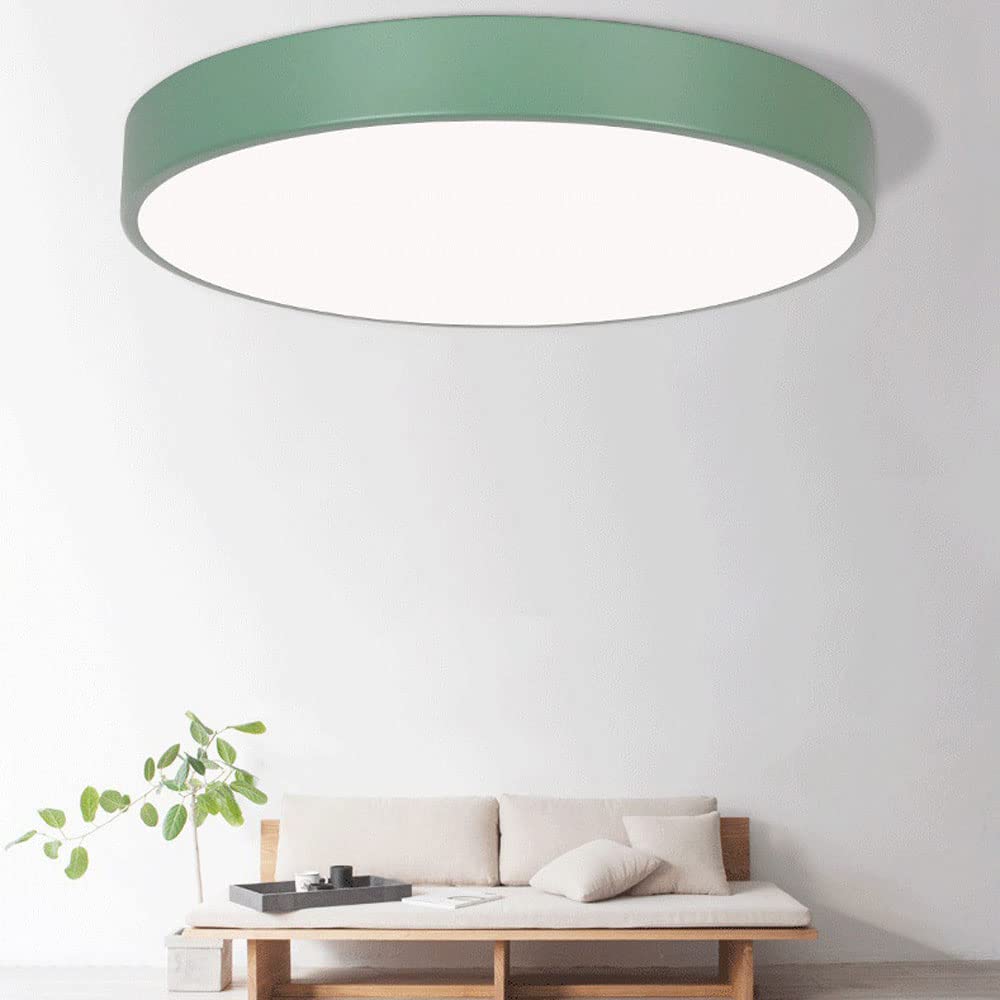 LIGHTS & BRIGHTS | Circular Flush Mount LED Ceiling Light For Living Room