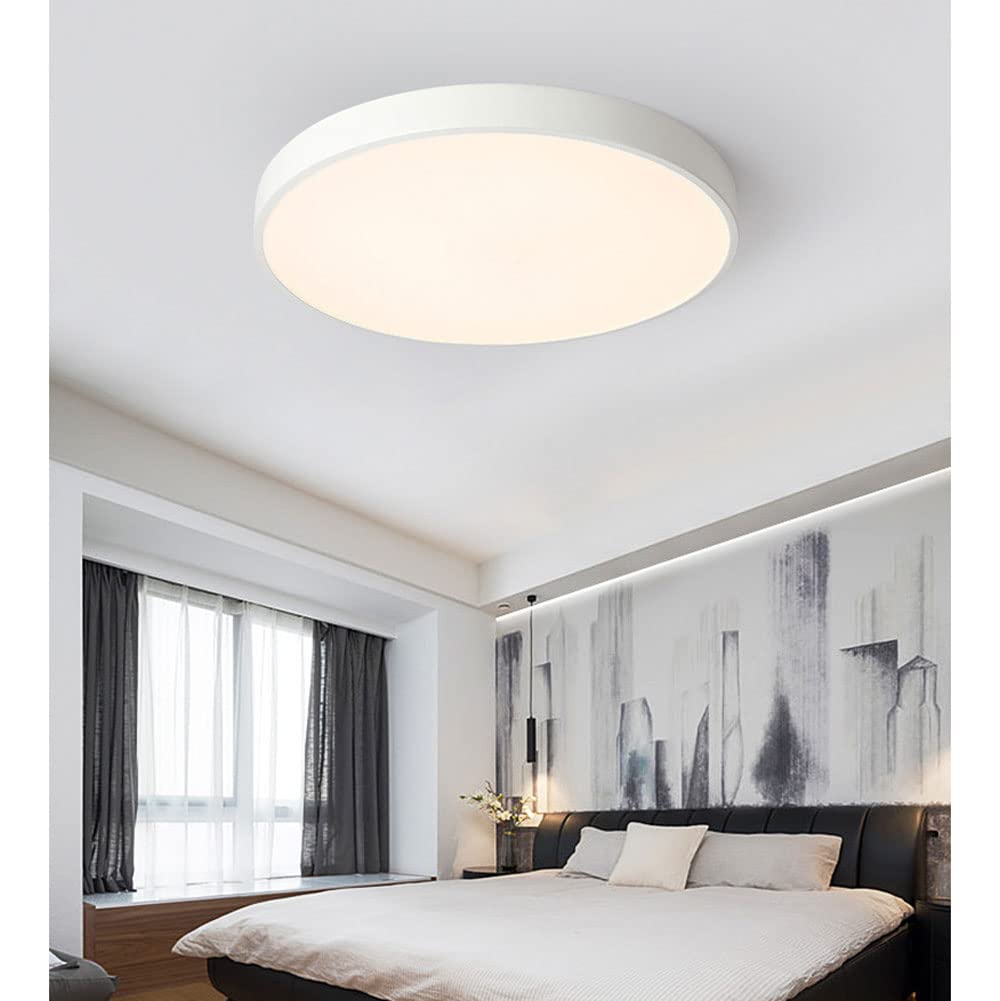 LIGHTS & BRIGHTS | Circular Flush Mount LED Ceiling Light For Living Room