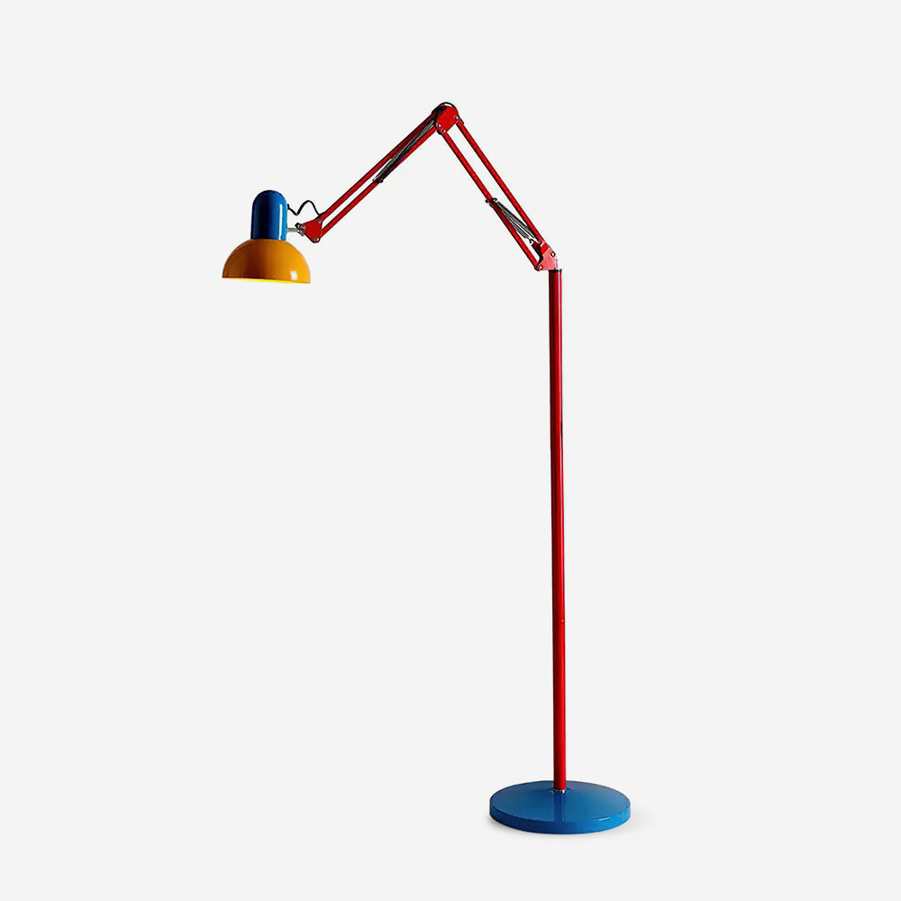 Lights & Brights Modern Adjustable Neck LED Floor Lamp – Metal