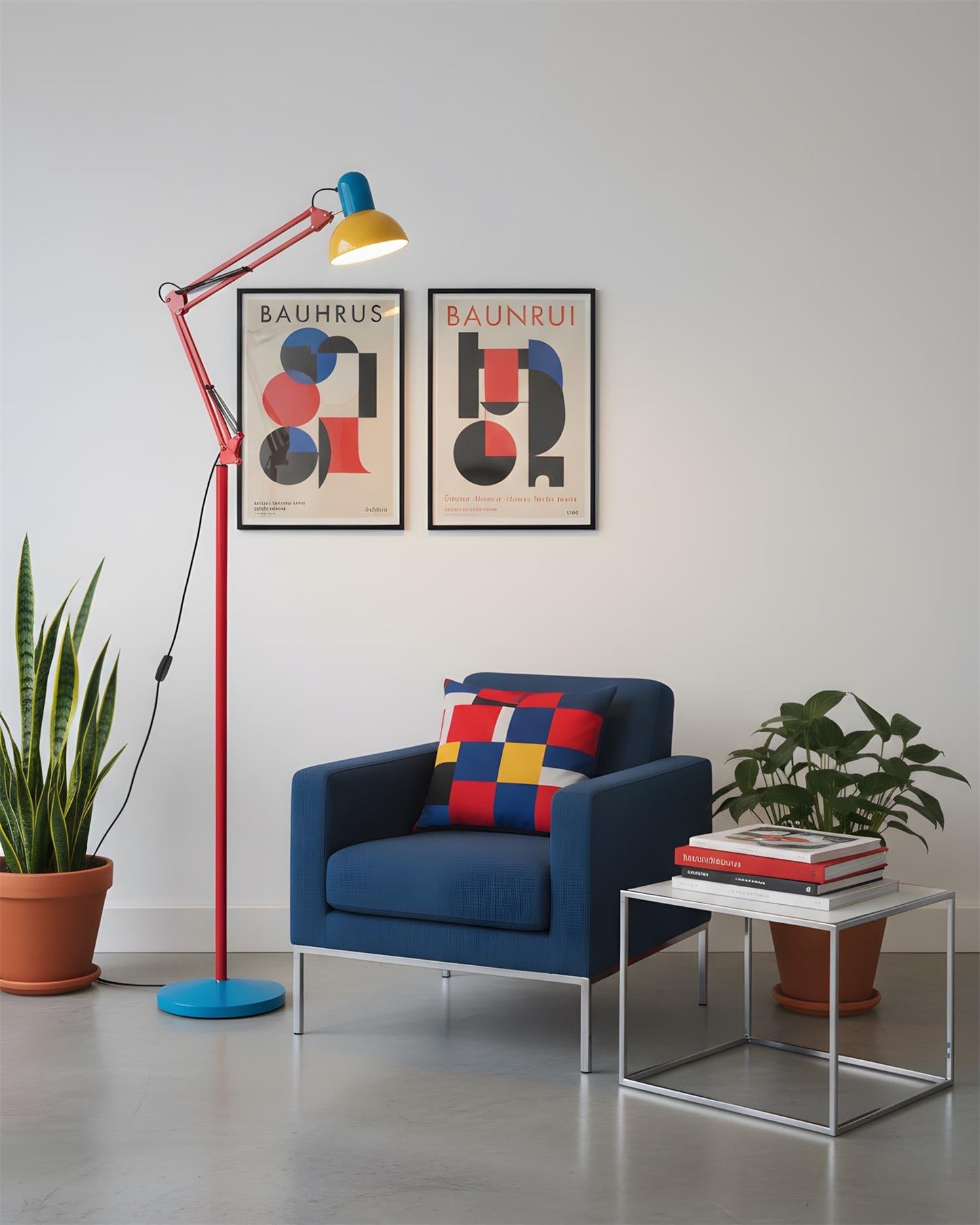 Lights & Brights Modern Adjustable Neck LED Floor Lamp – Metal
