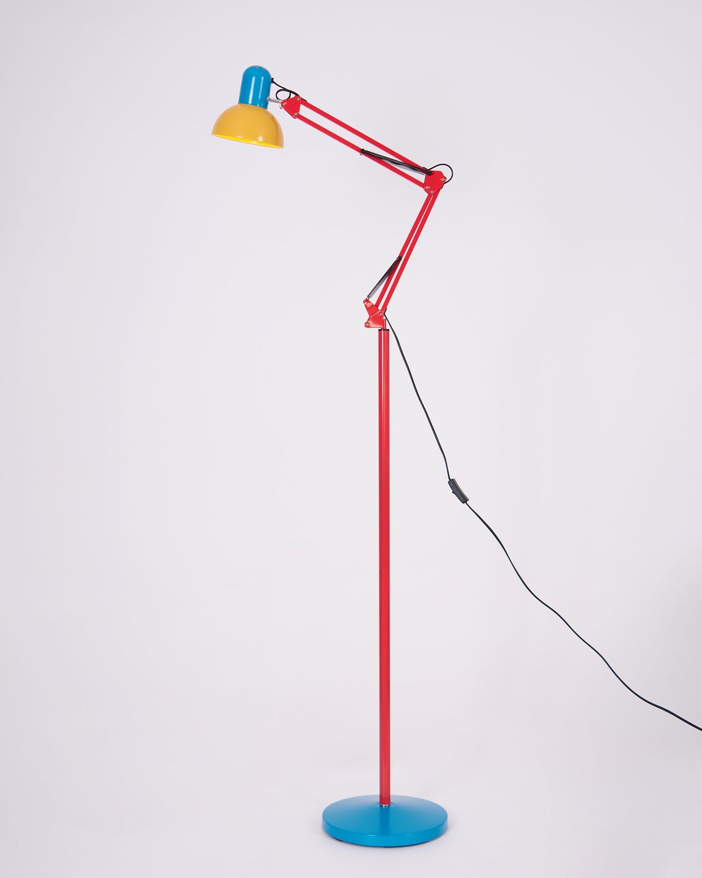 Lights & Brights Modern Adjustable Neck LED Floor Lamp – Metal