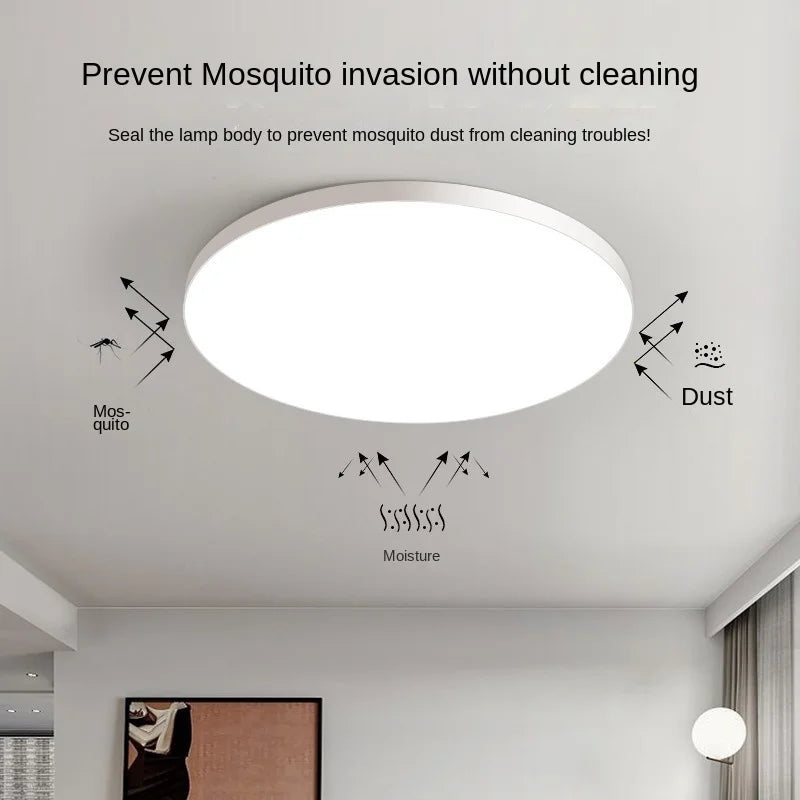 LIGHTS & BRIGHTS | Slim Minimalist LED Ceiling Light , Living Room