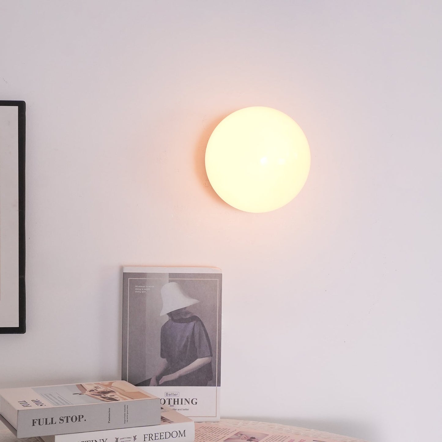 Lights & Brights Bauhaus Colored Glass Wall Light – Metal & Glass
