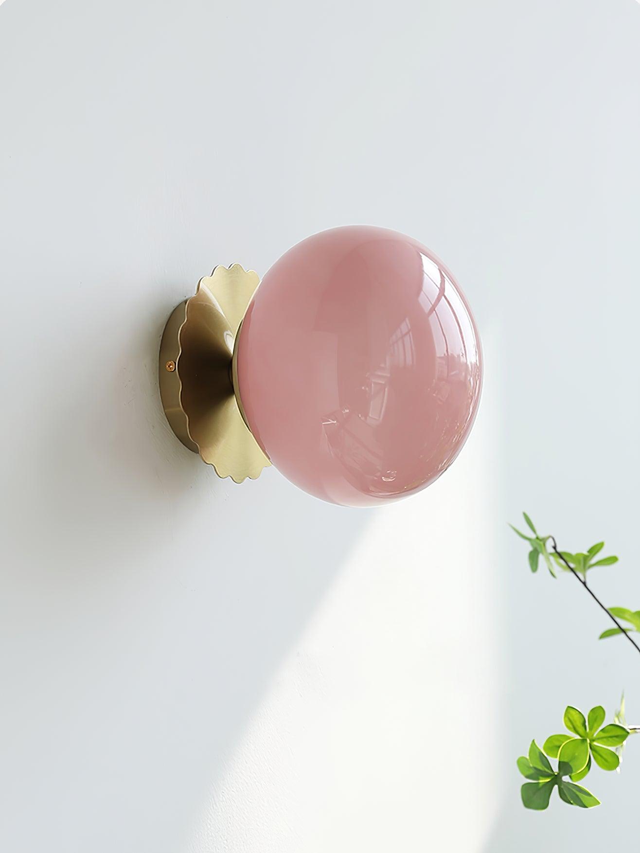 Lights & Brights Bauhaus Colored Glass Wall Light – Metal & Glass
