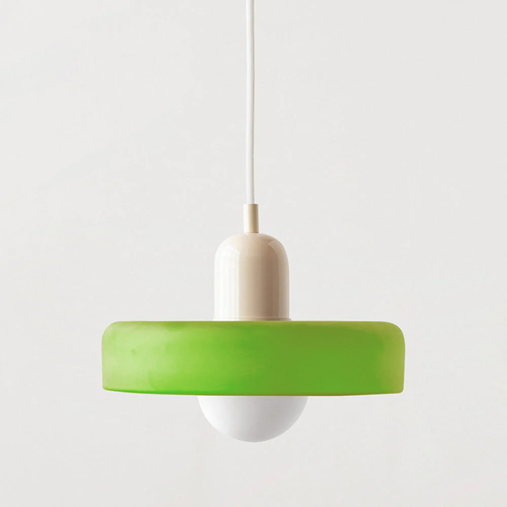 LIGHTS & BRIGHTS | Retro Glass Pendant Light – Plug-In for Kitchen Island & Dining Room