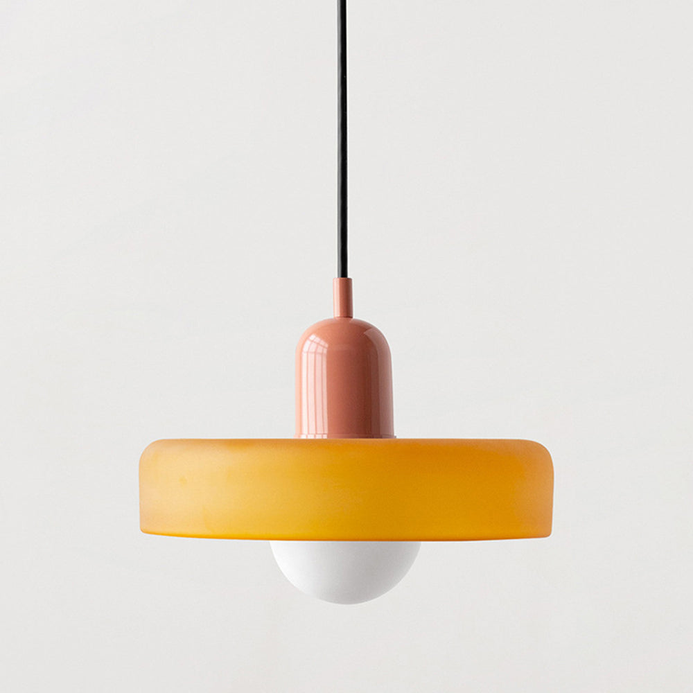 LIGHTS & BRIGHTS | Retro Glass Pendant Light – Plug-In for Kitchen Island & Dining Room