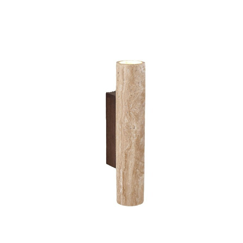 Lights & Brights Japandi Travertine Stone Wall Light – Up & Down