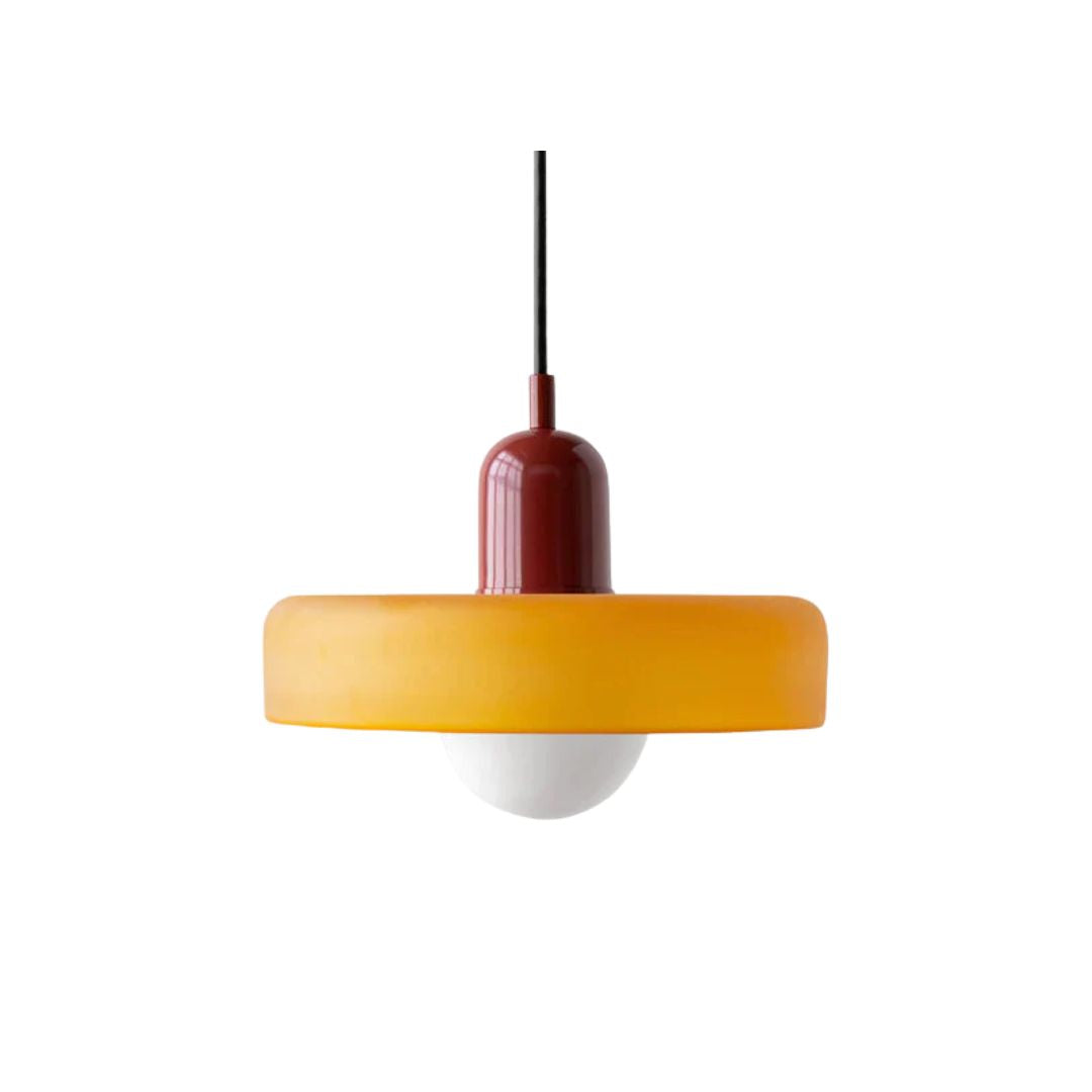LIGHTS & BRIGHTS | Retro Glass Pendant Light – Plug-In for Kitchen Island & Dining Room
