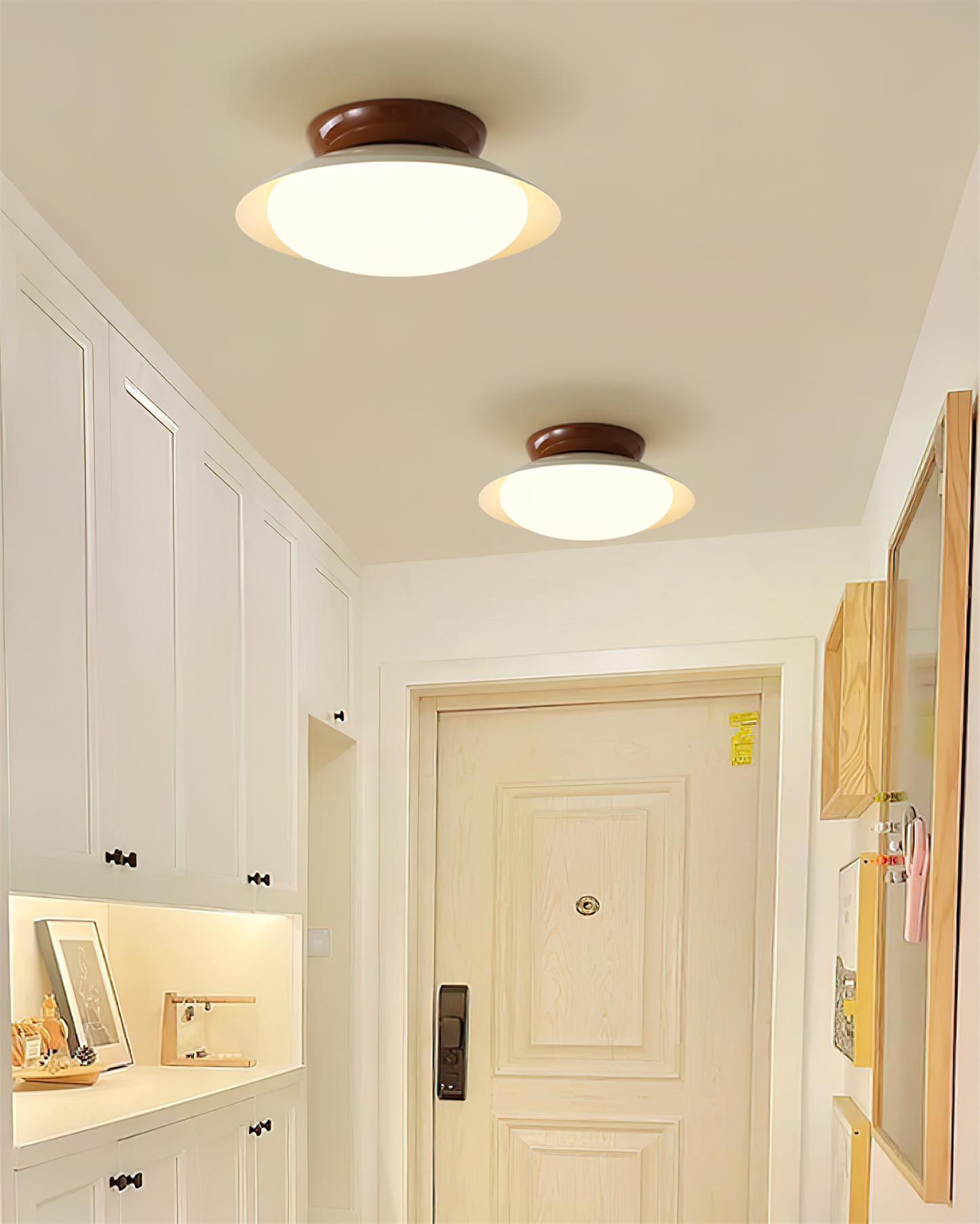 LIGHTS & BRIGHTS | Mid-Century Green LED Ceiling Light