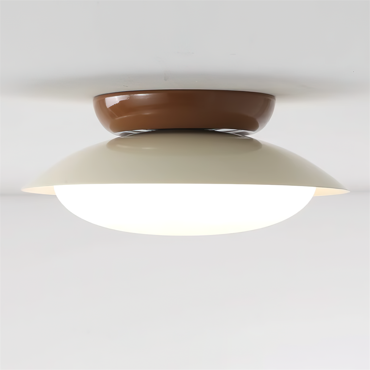LIGHTS & BRIGHTS | Mid-Century Green LED Ceiling Light