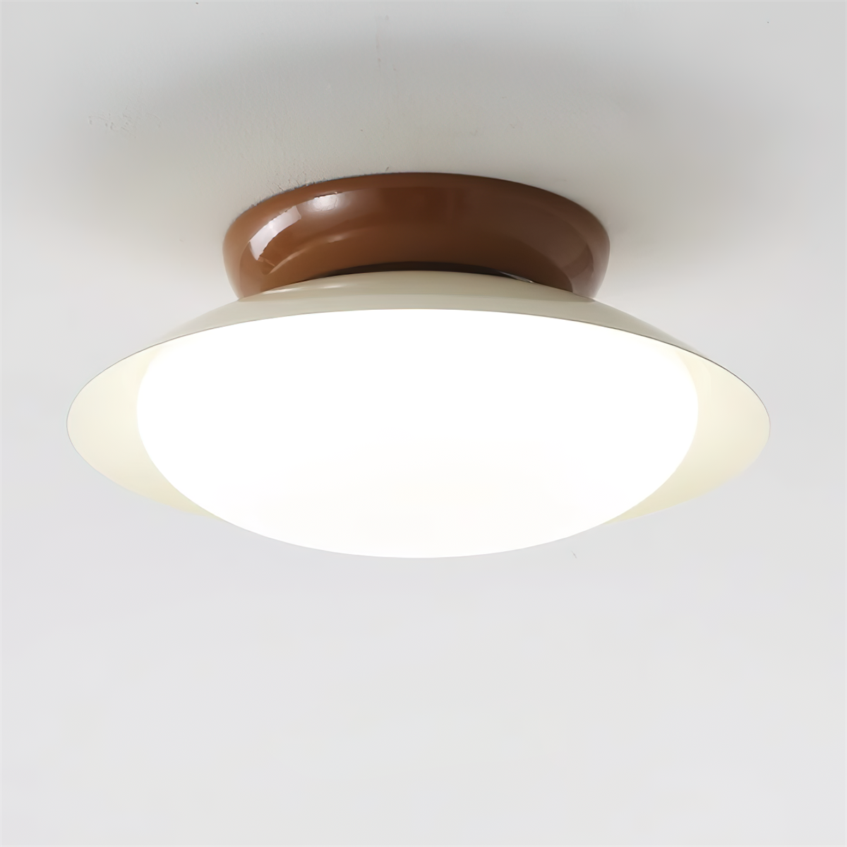 LIGHTS & BRIGHTS | Mid-Century Green LED Ceiling Light