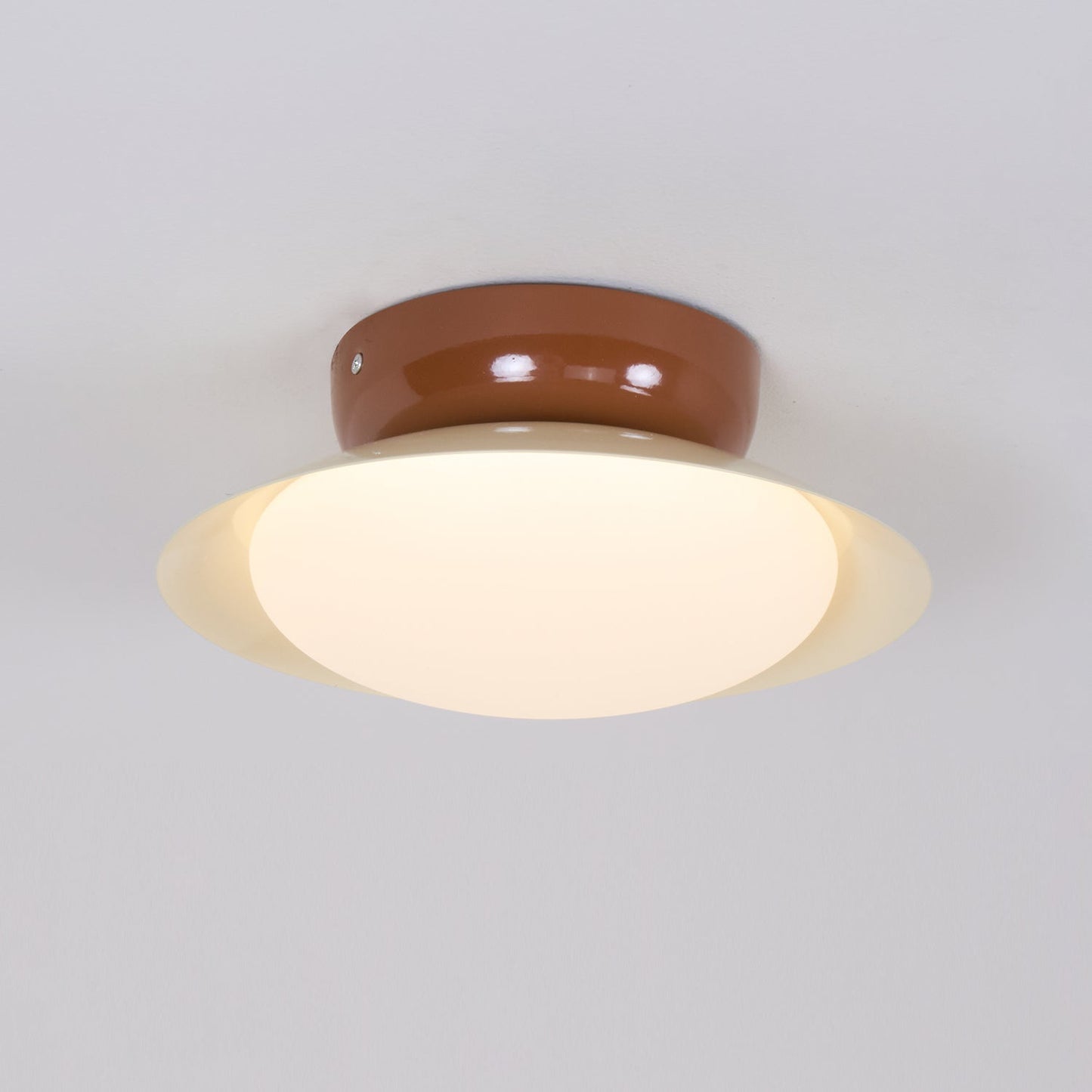 LIGHTS & BRIGHTS | Mid-Century Green LED Ceiling Light