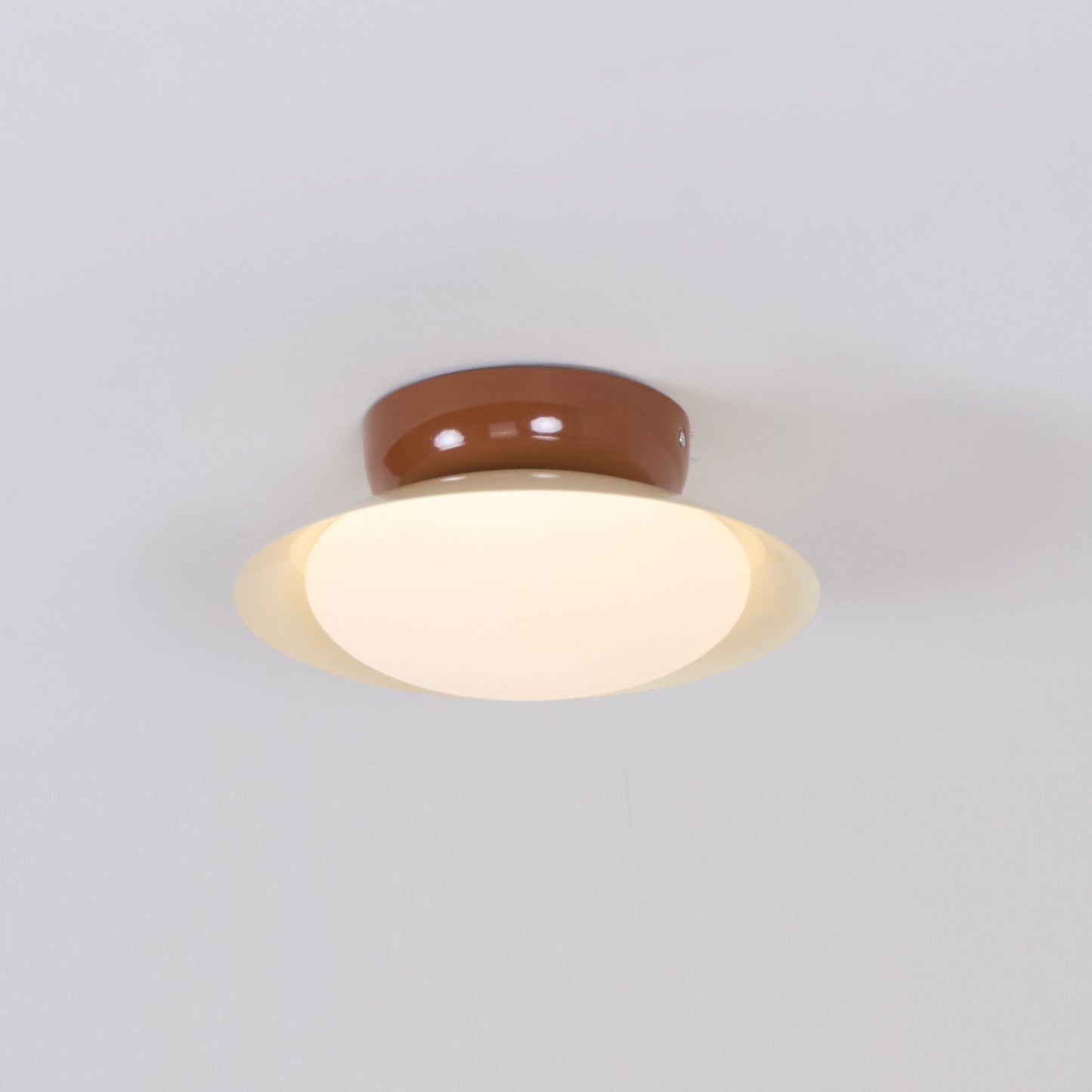 LIGHTS & BRIGHTS | Mid-Century Green LED Ceiling Light