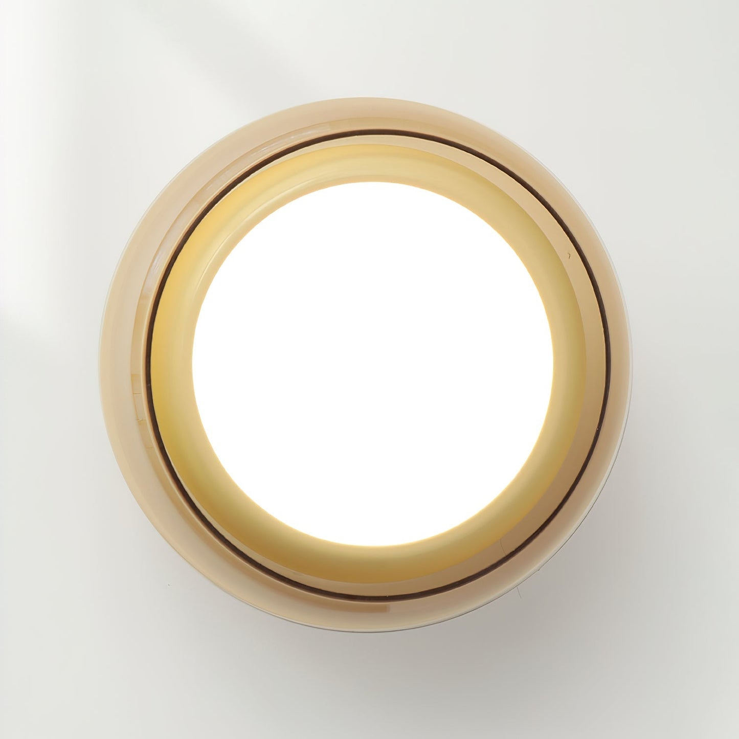Lights & Brights Luxe Cognac Glass Flush Ceiling Light – Metal & Glass