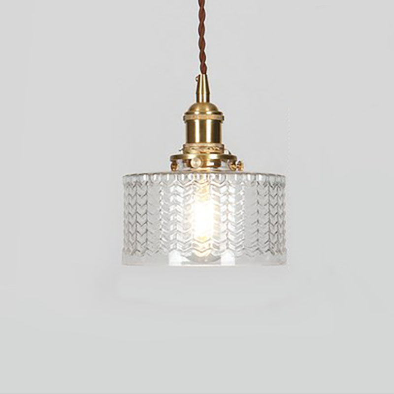 Lights & Brights Japanese Vintage Glass Jar Pendant Light – Copper & Glass