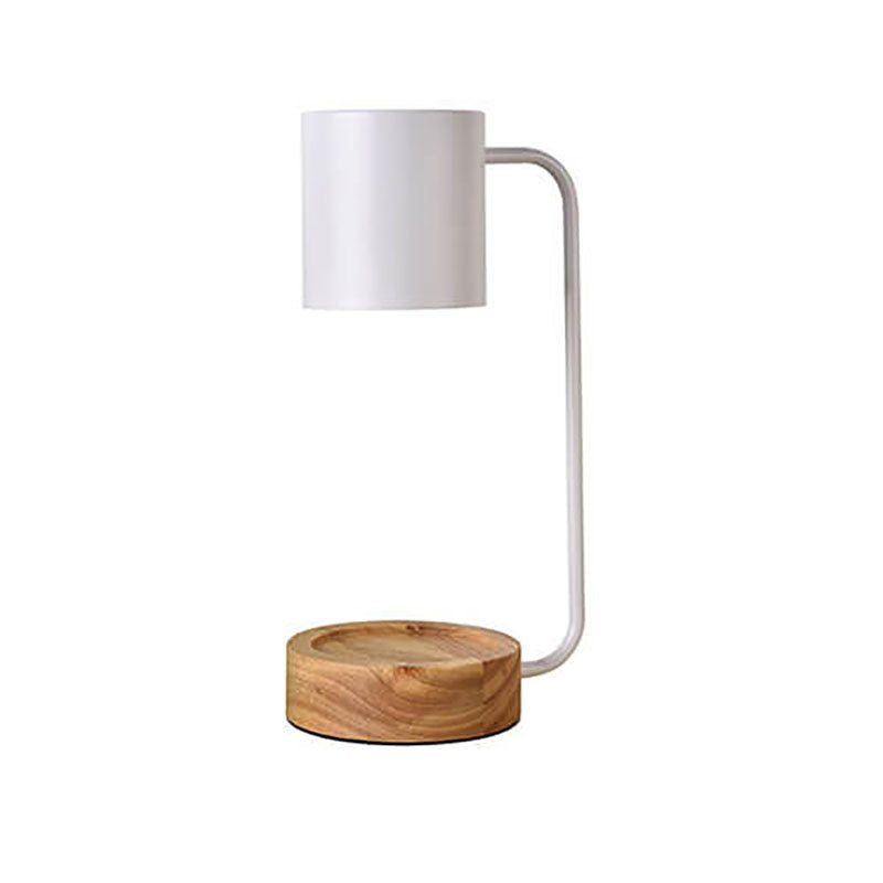 Lights & Brights Japandi Dimmable Wood & Metal Table Lamp