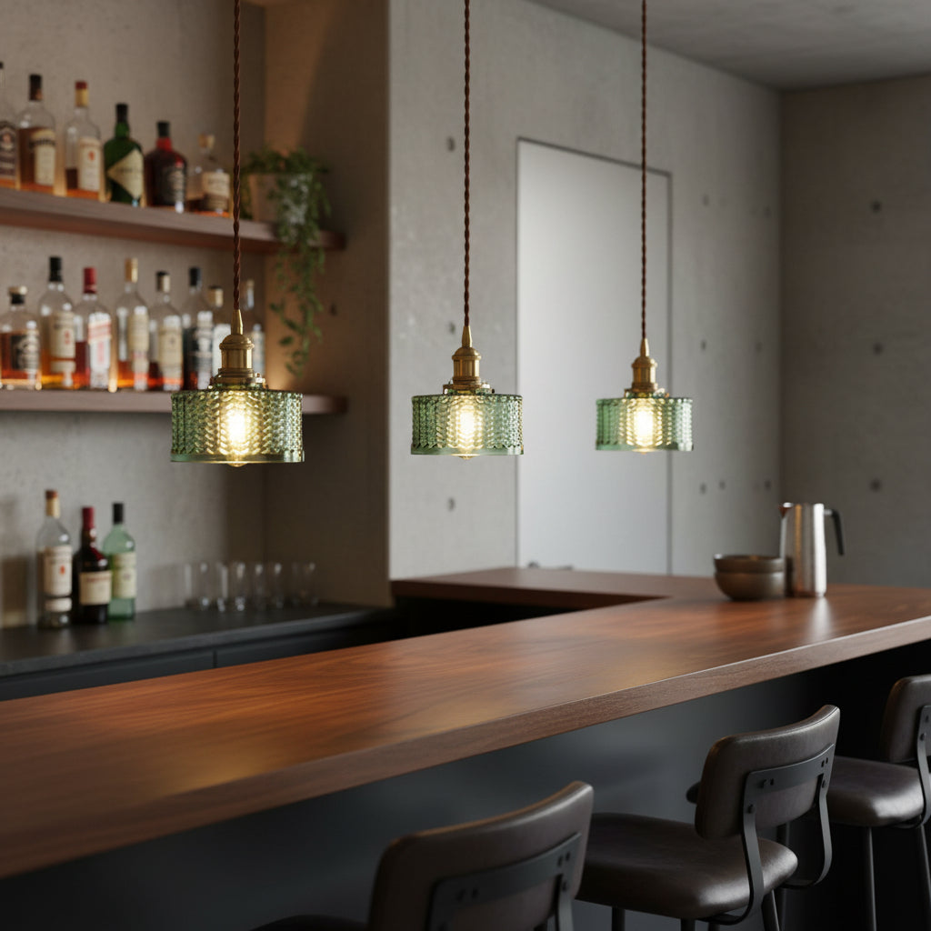 Lights & Brights Japanese Vintage Glass Jar Pendant Light – Copper & Glass