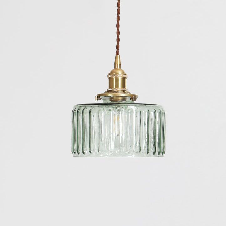 Lights & Brights Japanese Vintage Glass Jar Pendant Light – Copper & Glass