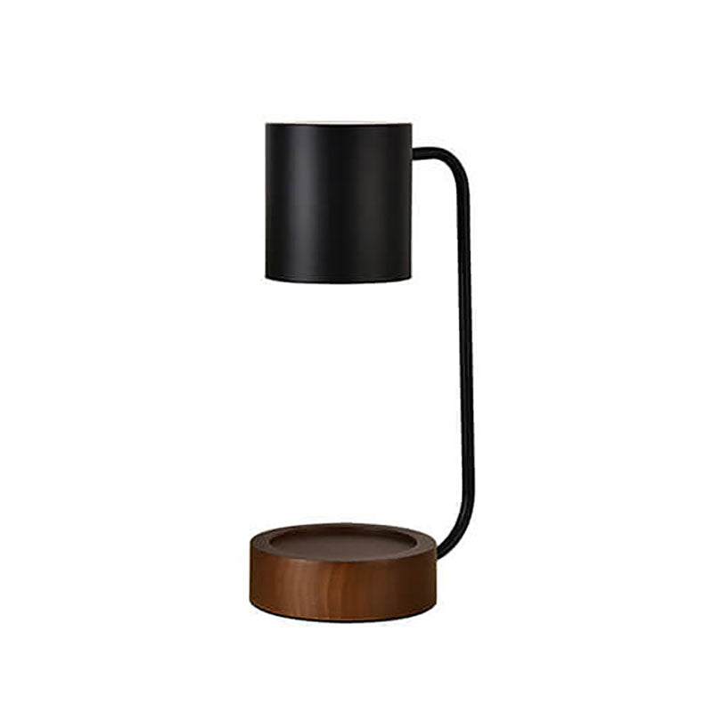 Lights & Brights Japandi Dimmable Wood & Metal Table Lamp