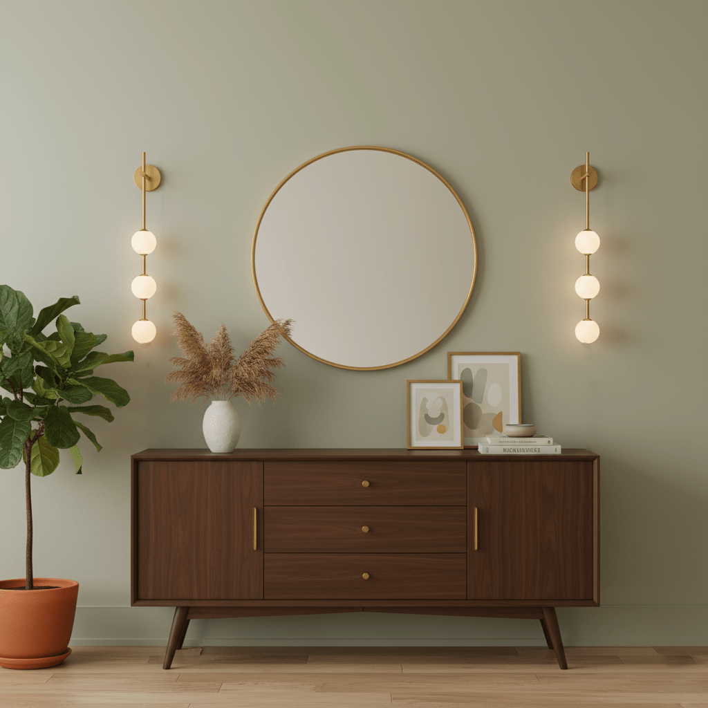 Lights & Brights Vertical Globe LED Wall Sconce – Metal & Glass