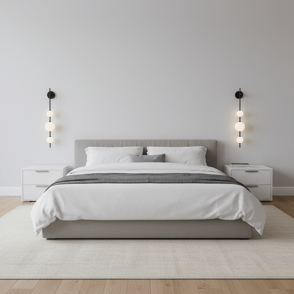 Lights & Brights Vertical Globe LED Wall Sconce – Metal & Glass