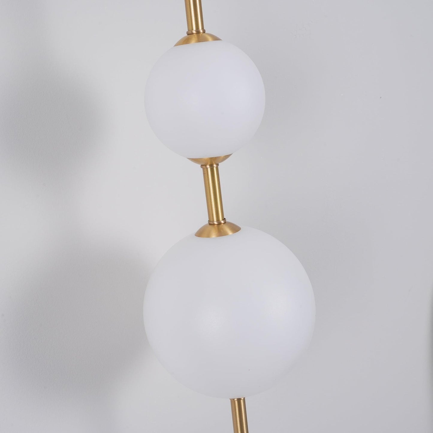 Lights & Brights Vertical Globe LED Wall Sconce – Metal & Glass