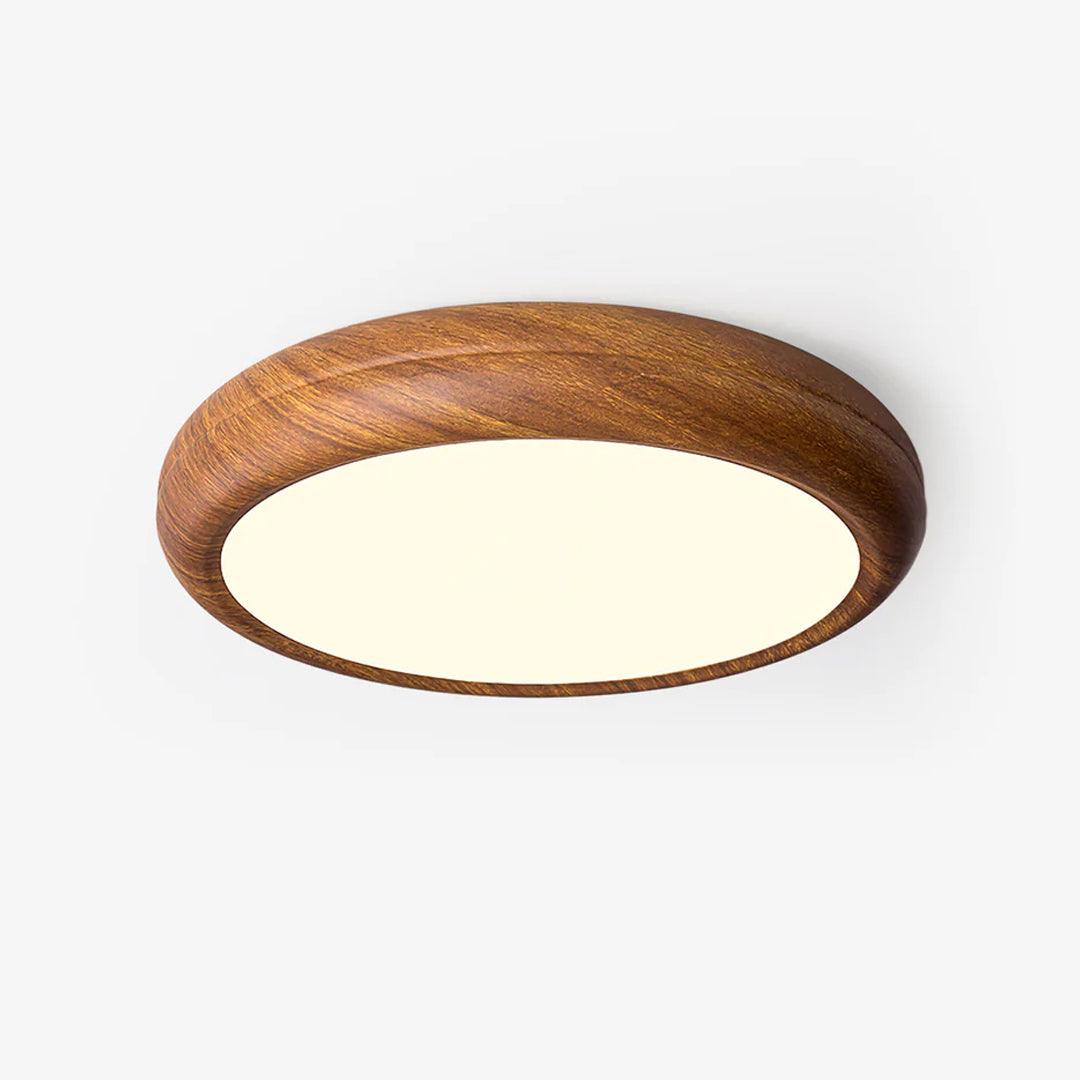 LIGHTS & BRIGHTS | Nordic Wood Grain LED Flush Ceiling Light