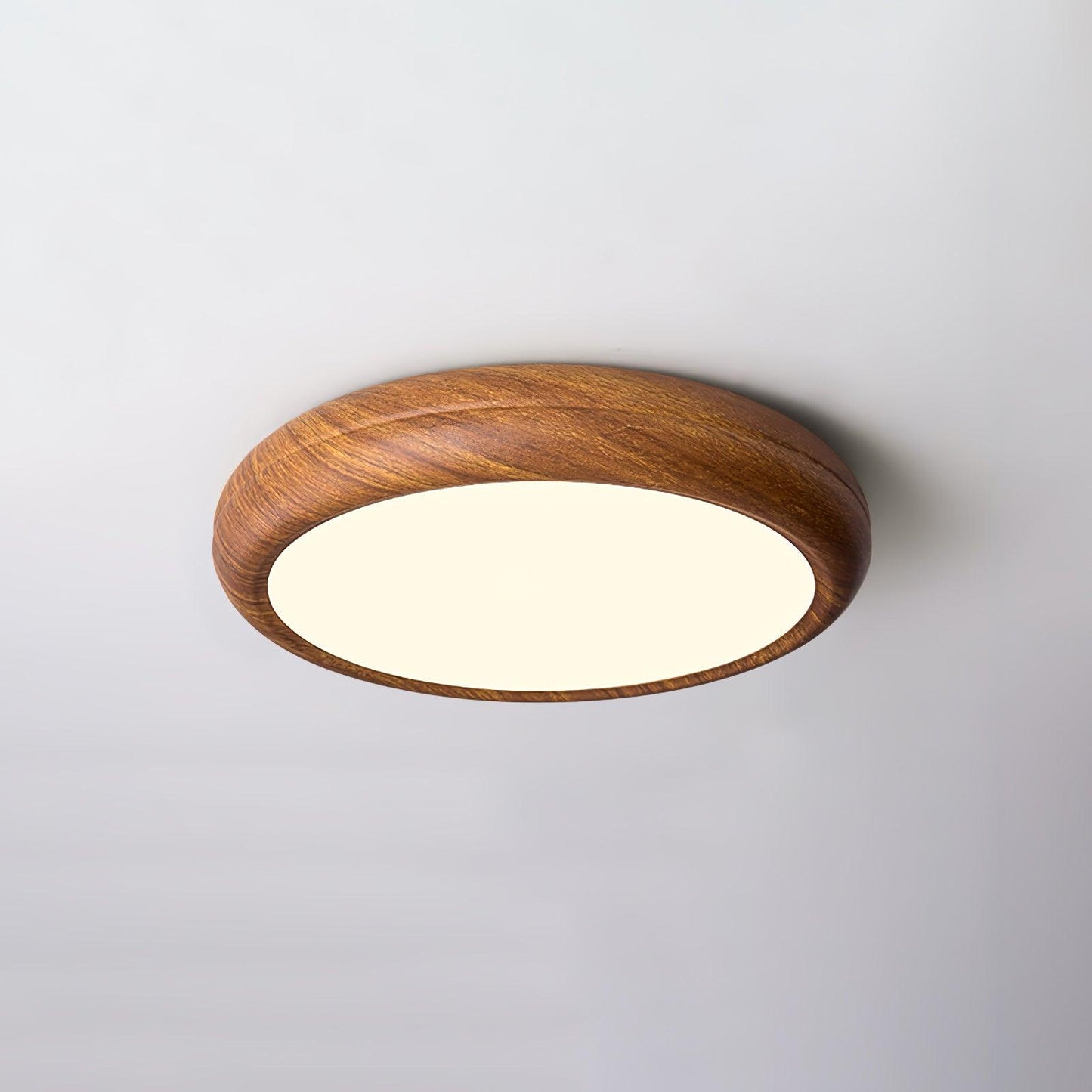 LIGHTS & BRIGHTS | Nordic Wood Grain LED Flush Ceiling Light