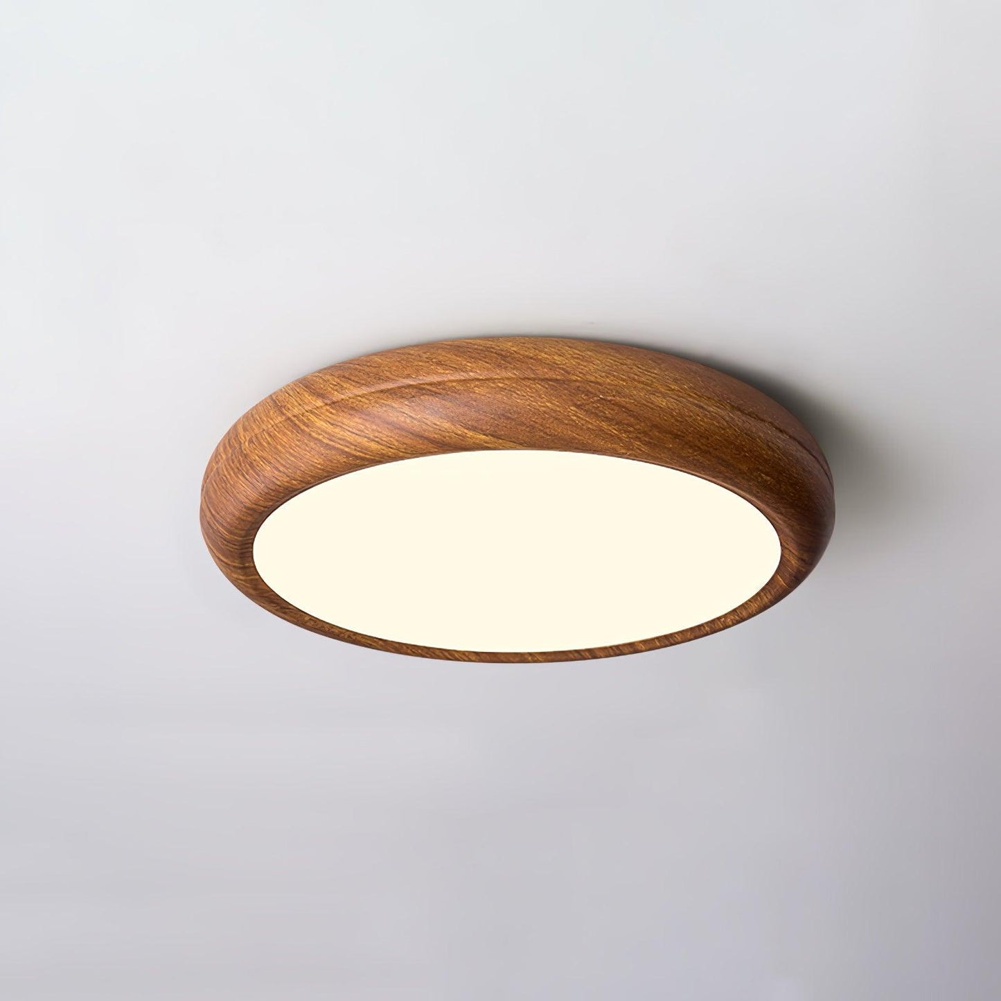 LIGHTS & BRIGHTS | Nordic Wood Grain LED Flush Ceiling Light