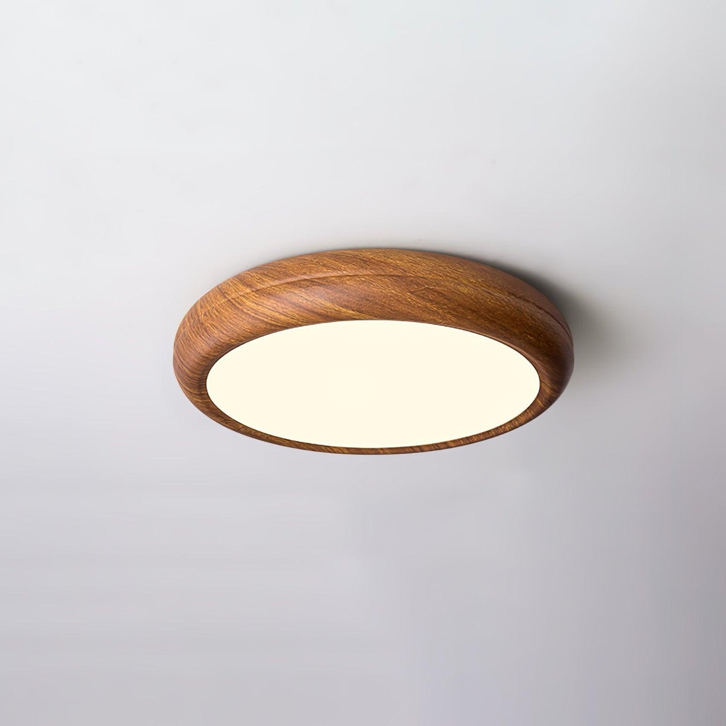 LIGHTS & BRIGHTS | Nordic Wood Grain LED Flush Ceiling Light