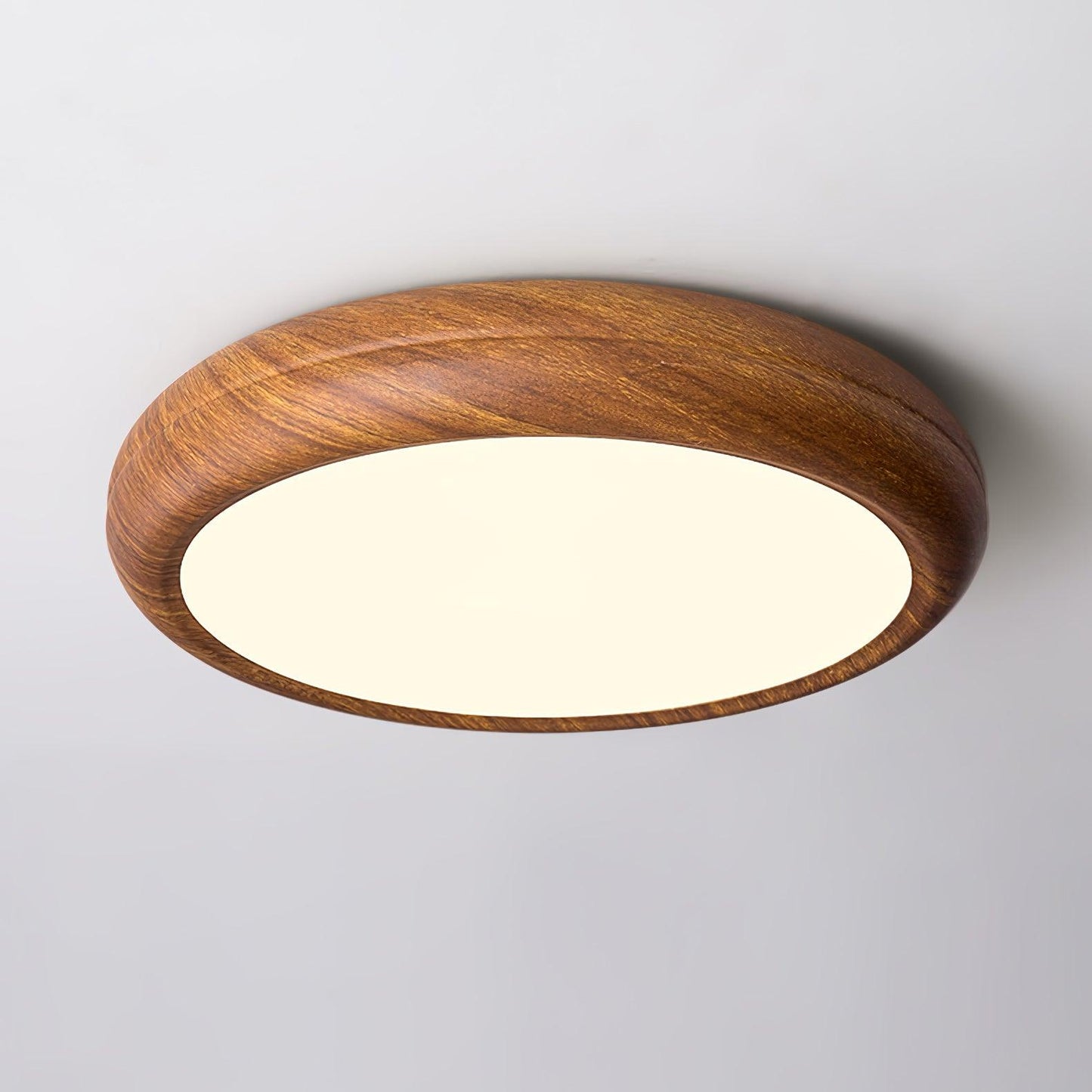 LIGHTS & BRIGHTS | Nordic Wood Grain LED Flush Ceiling Light