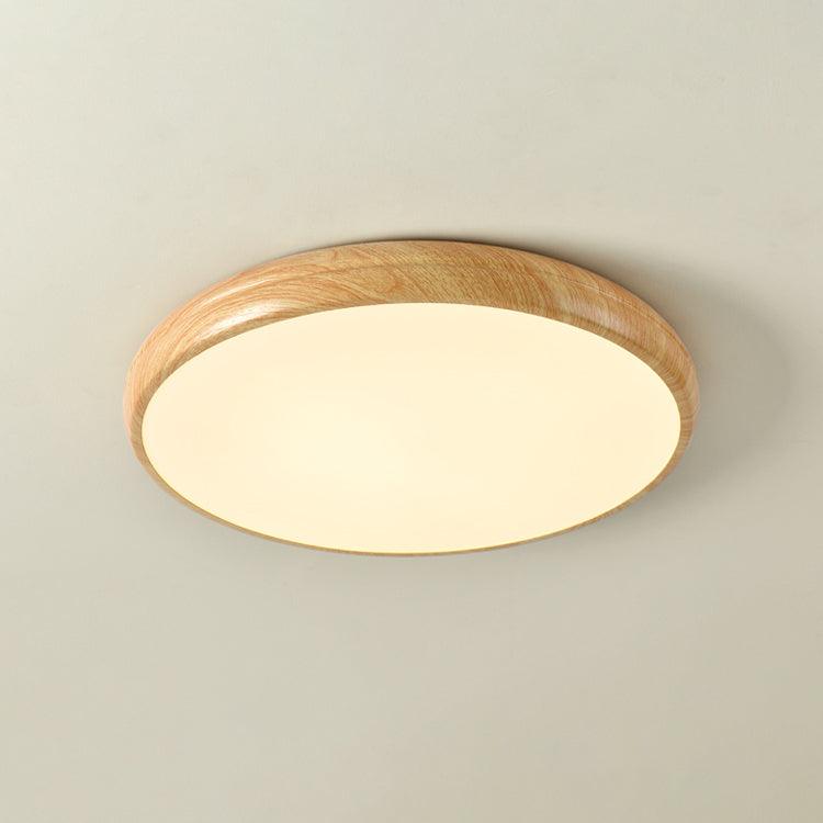 LIGHTS & BRIGHTS | Nordic Wood Grain LED Flush Ceiling Light