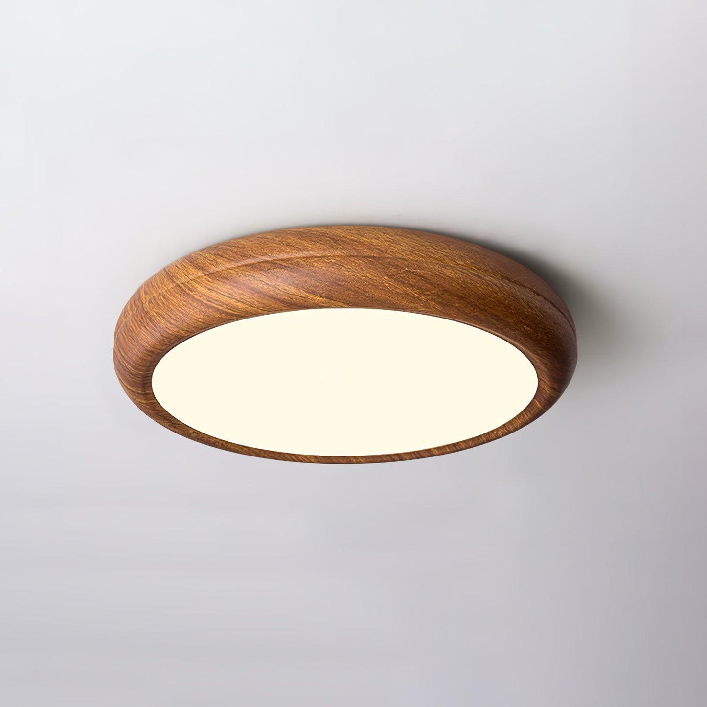 LIGHTS & BRIGHTS | Nordic Wood Grain LED Flush Ceiling Light