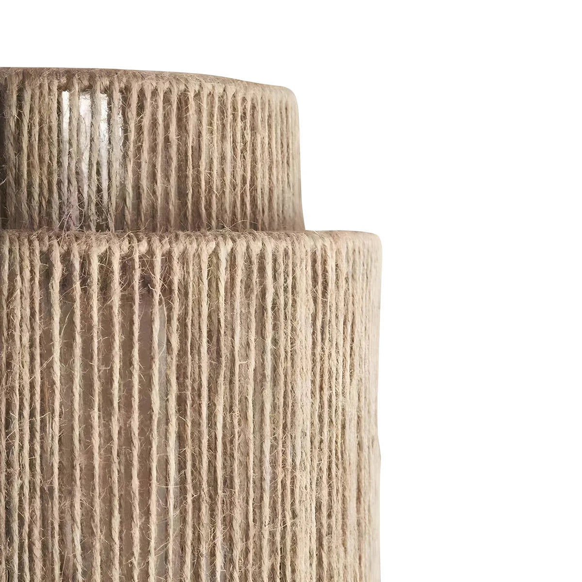 Lights & Brights Boho Woven Rope LED Wall Light – Natural Fiber