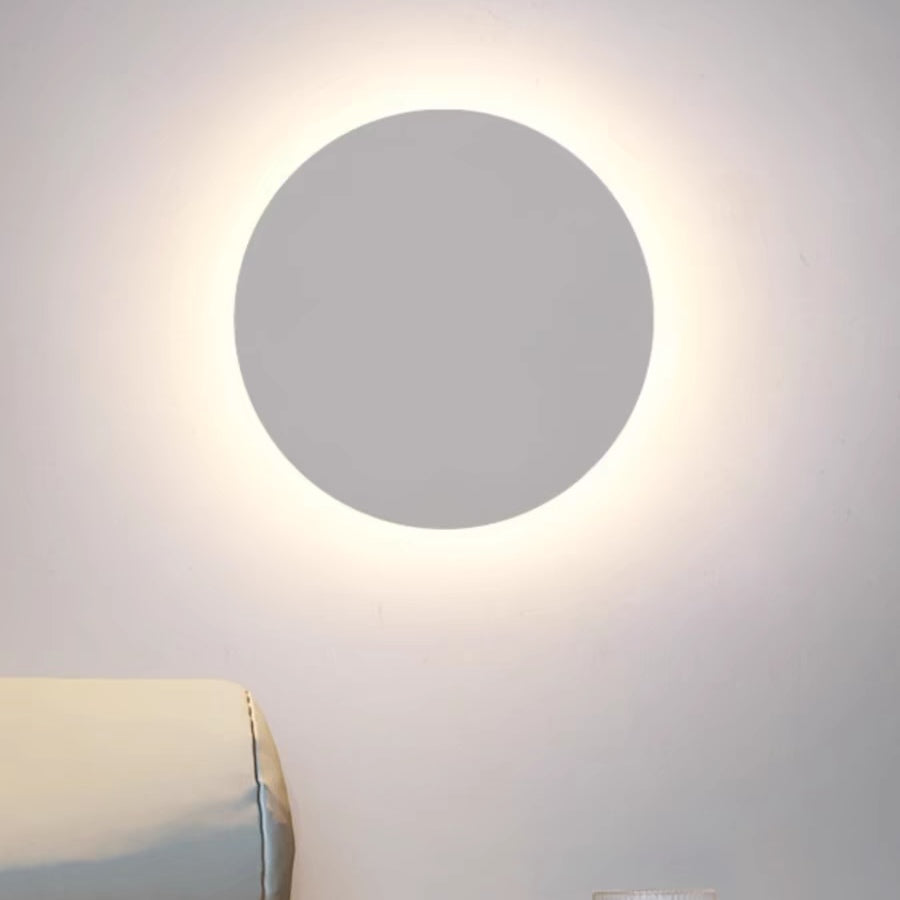 LIGHTS & BRIGHTS | Minimalist Indoor LED Wall Light – Round & Square Design, Black or White